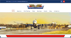 Desktop Screenshot of capetownflyingclub.co.za