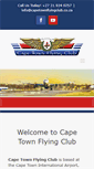 Mobile Screenshot of capetownflyingclub.co.za